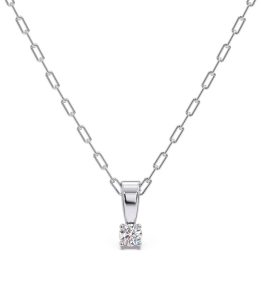 Aakruti Platinum Diamond Pendant