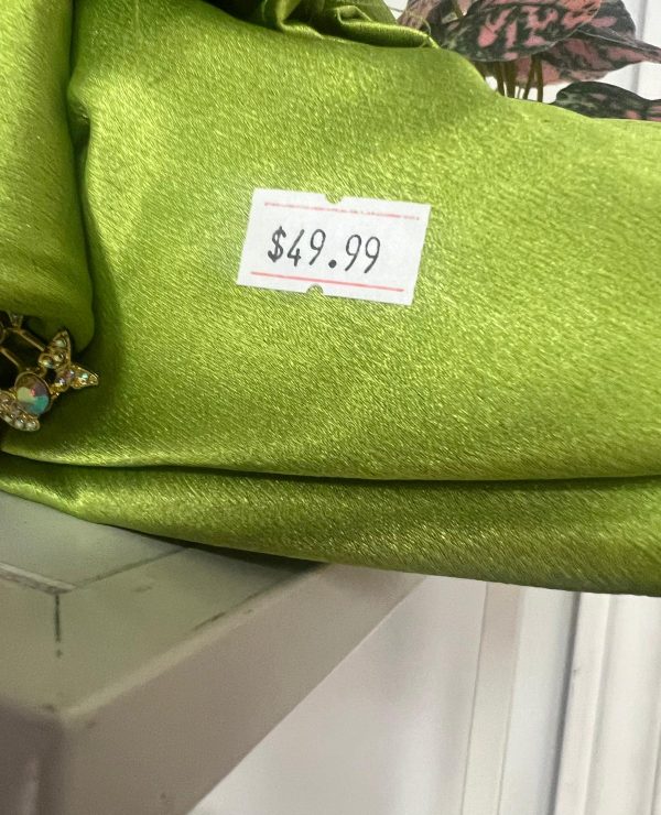 Satin vert émeraude