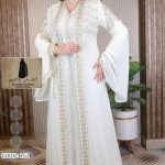 Caftan blanc cérémonie