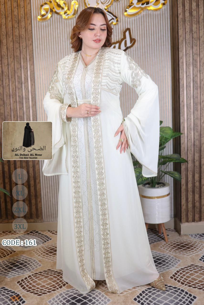 Model wearing a caftan — Maison Afro Chic